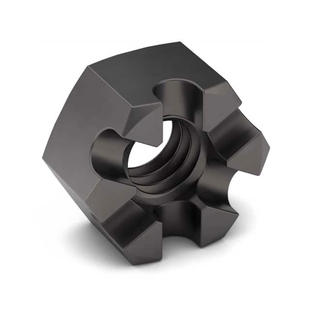 351227T 3/4-10 SLOTTED HEX NUT, GRADE 5,