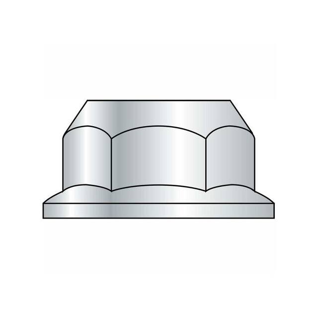 B2101261 SERRATED HEX FLANGE NUT, 1/4-20,