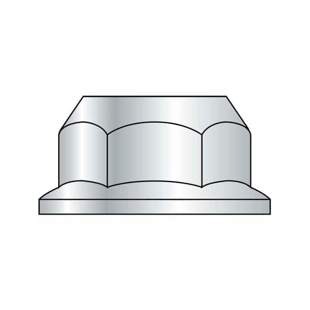 857340 SERRATED HEX FLANGE NUT, 1/2-13,