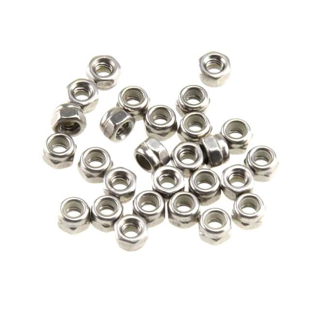 71004 NYLON LOCK NUT 4MM (50-PACK)