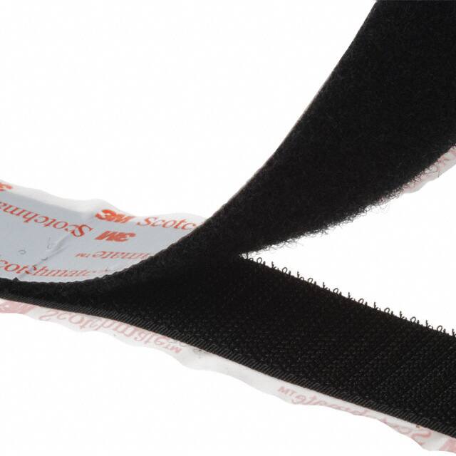 MP-3526/27N-BLACK HOOK&LOOP 1"X4.9YD BLK ADHESIVE