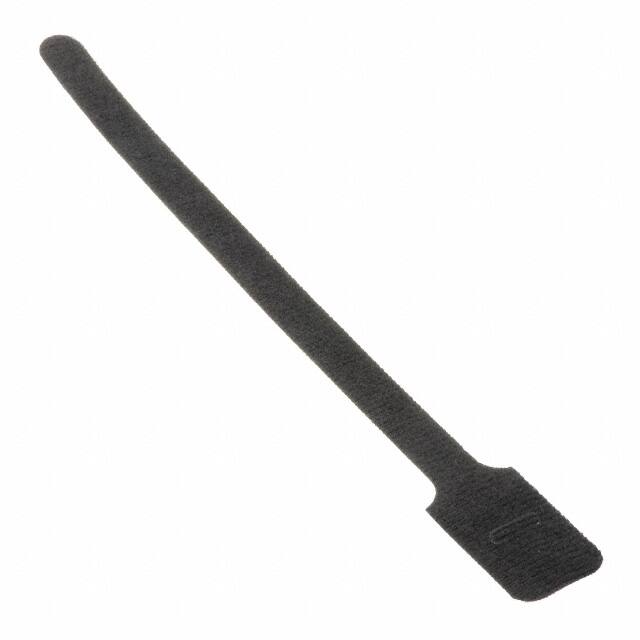 RKW-8-9-BK-C HOOK&LOOP TIE BLACK 9"