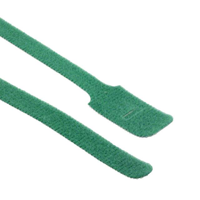 GT.50X115P2 HOOK&LOOP TIE GREEN 40LBS 11"