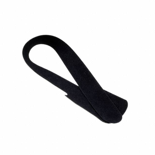 RKWE-12-15-BK HOOK&LOOP TIE BLACK 1.25'