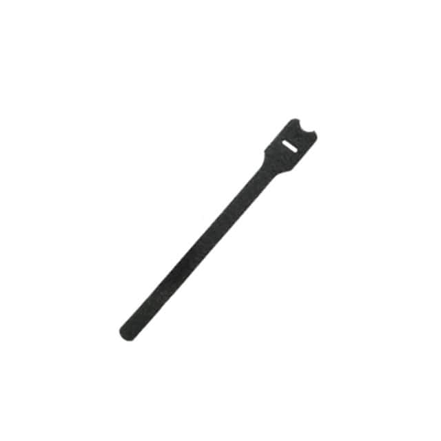 HLT2I-M0 HOOK&LOOP TIE BLACK 40LBS 8"