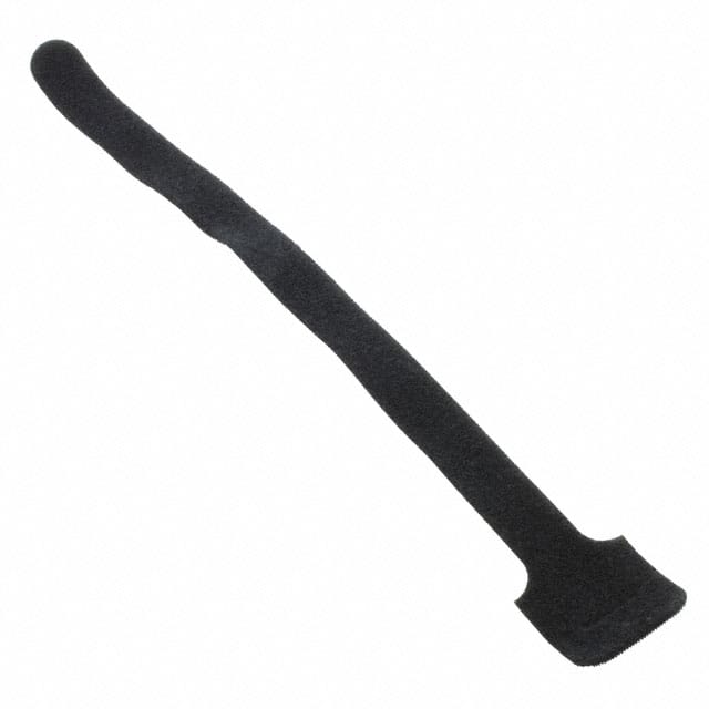 RKW-12-13-BK-C HOOK&LOOP TIE BLACK 1.083'