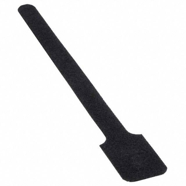 GT.50X80P2 HOOK&LOOP TIE BLACK 40LBS 8"