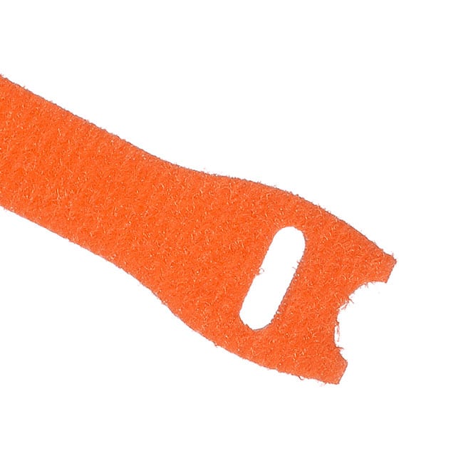 VST8.00OR HOOK&LOOP TIE ORANGE 8"