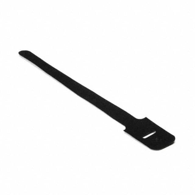 GTLP50X80P2 HOOK&LOOP TIE BLACK 8"