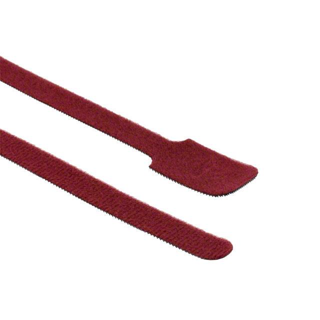 GT.50X12MP2V2 HOOK&LOOP TIE MAROON 40LBS 1'