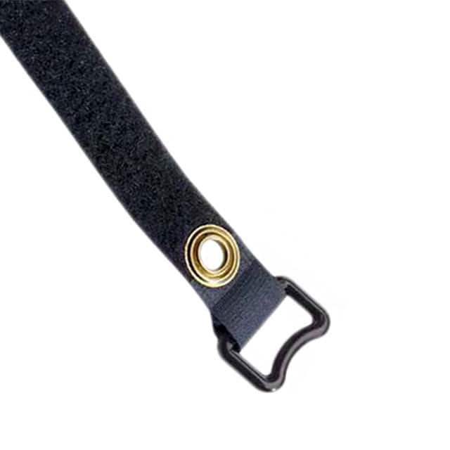 GCTC3S-X0 HOOK&LOOP TIE BLACK 30LBS 1'