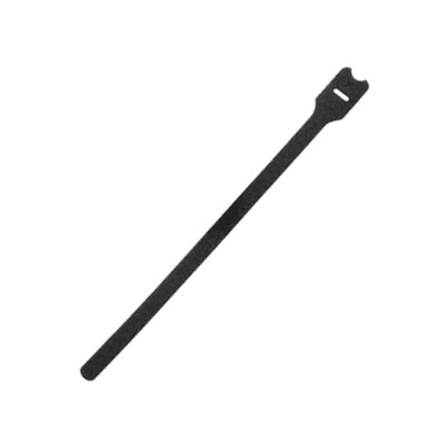 HLT3I-M0 HOOK&LOOP TIE BLACK 40LBS 1'