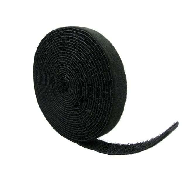 VR1-B-1-P HOOK&LOOP STRIP BLK 15.00'