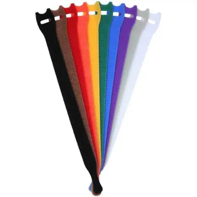 71-WLXX-05/08-C HOOK&LOOP TIE 8" 100PCS