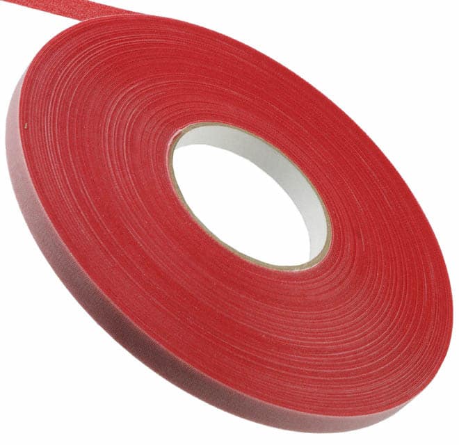 SJ3000 1/2"X10YD RED HOOK&LOOP STRIP RED 31LBS 30'