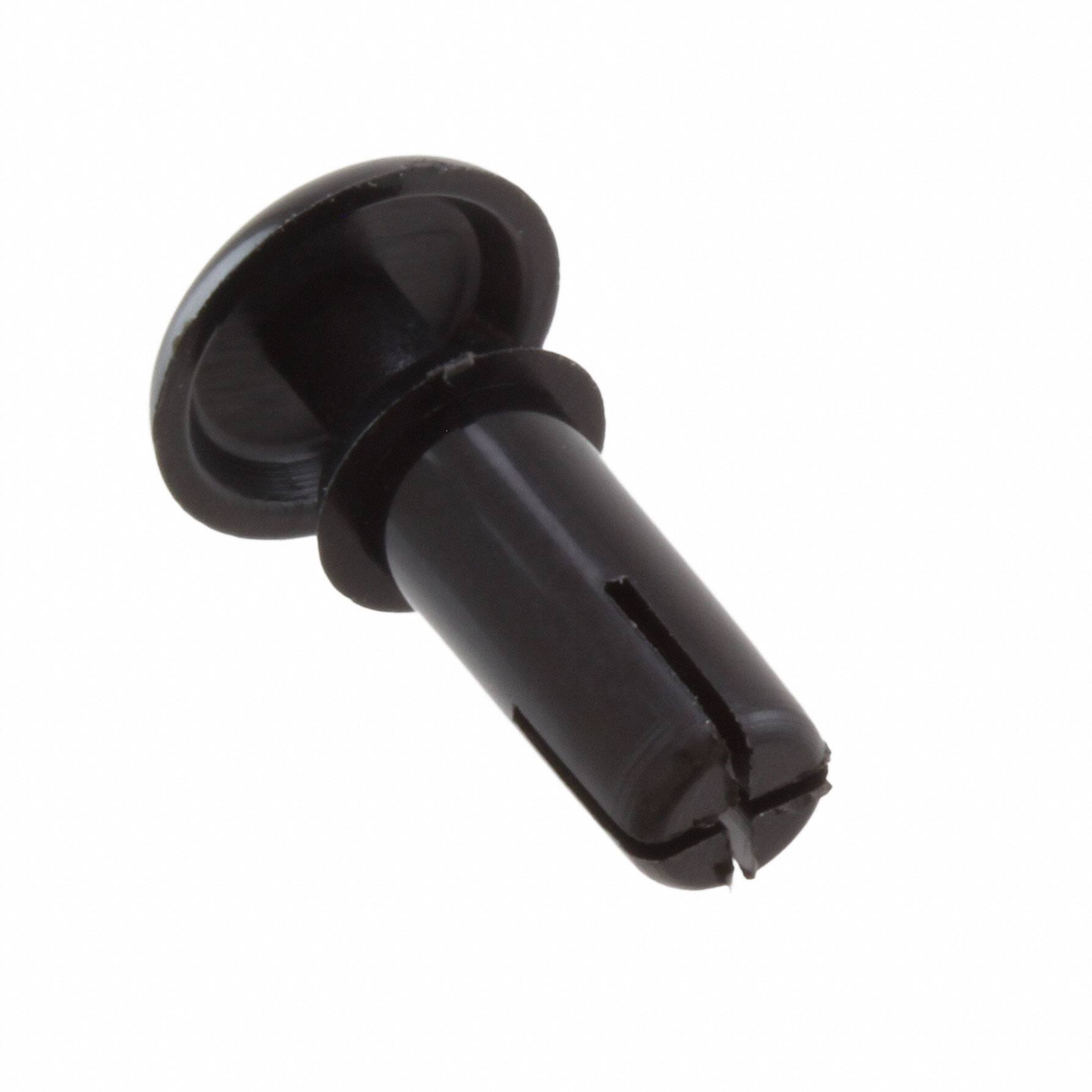 SR-4090B RIVET SNAP 0.354" NYLON BLACK