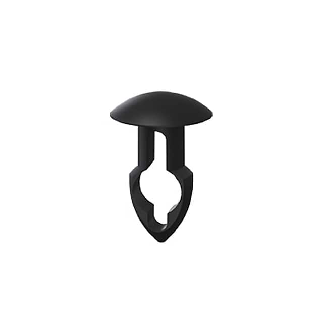 3300 MOUNTING BUTTON 0.093" NYLON BLK