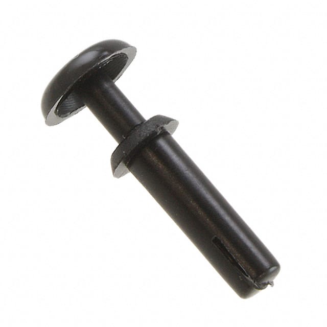 SR-3100B RIVET SNAP 0.394" NYLON BLACK