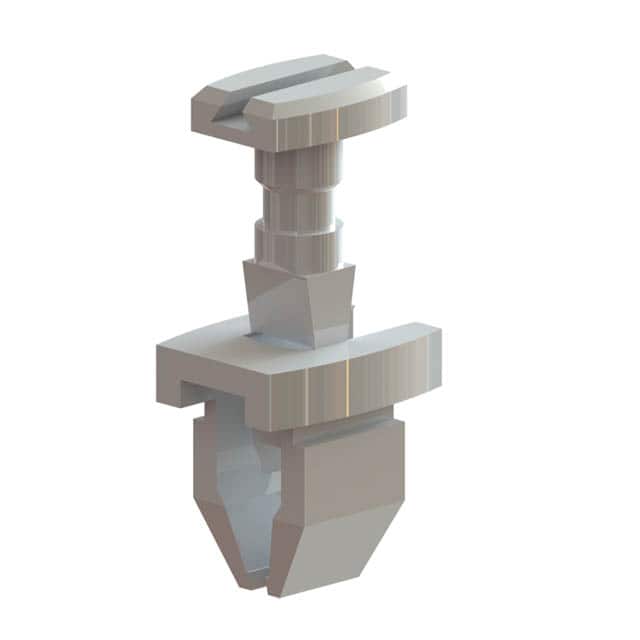 FQT-1 RIVET PUSH 0.470" ACETAL WHITE