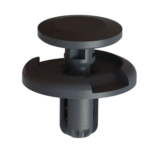 1301298 PUSH-IN RIVETS, BLACK, .276 IN H