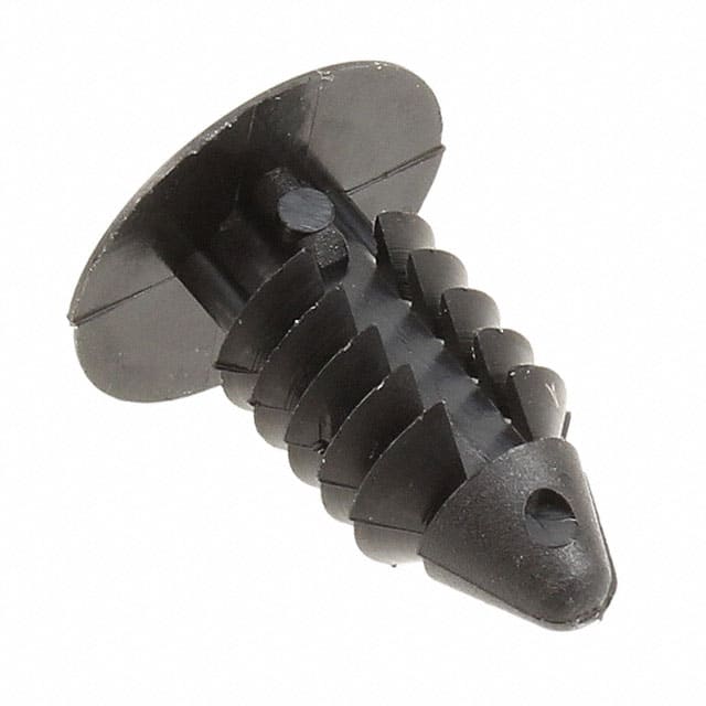 PL-250-10-01BK BARBED FASTENER 0.625" NYLON BLK