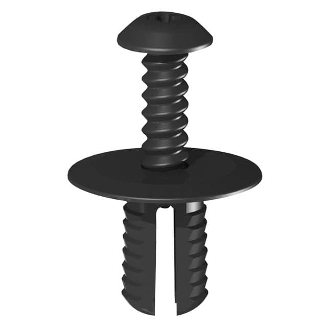 USR-1133 RIVET SNAP 0.551" NYLON BLACK