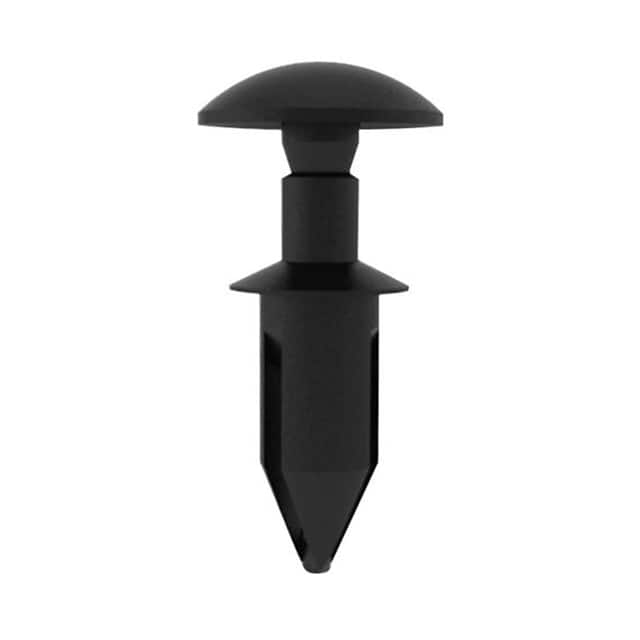 495201 BLACK NYLON 6 TOUGH RIVET, -.197