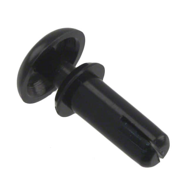 SR-3075B RIVET SNAP 0.295" NYLON BLACK