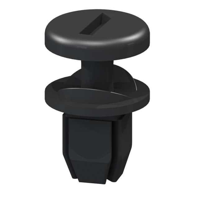 QTPF-1BK RIVET PUSH 0.482" ACETAL BLACK