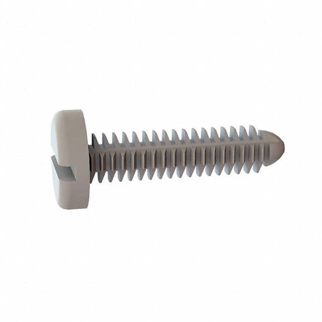 27SC2520P100 BARBED FASTENER, SLOTTED PAN, 1.
