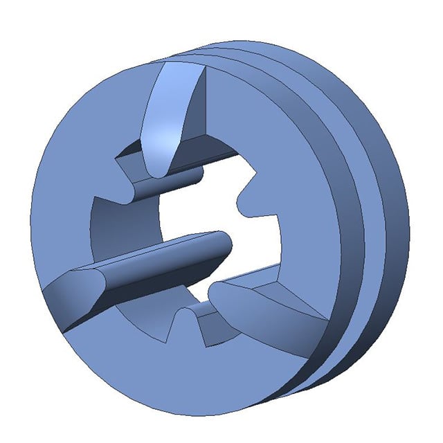 G-462-2 SCREW GROMMET THERMOPLASTIC