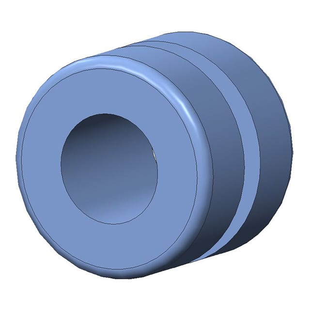 G-503-V2590 SCREW GROMMET THERMOPLASTIC BLK