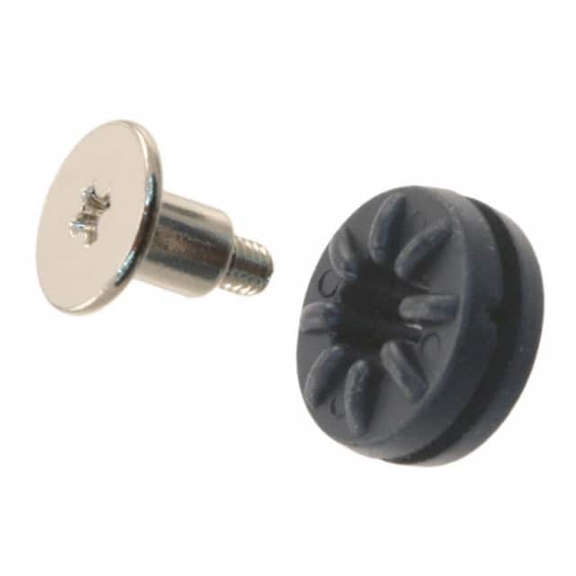 773 SCREW GROMMET M3 RUBBER BLACK