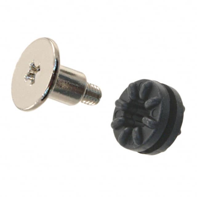 767 SCREW GROMMET M3 RUBBER BLACK
