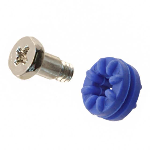 766 SCREW GROMMET #6-32 RUBBER BLUE