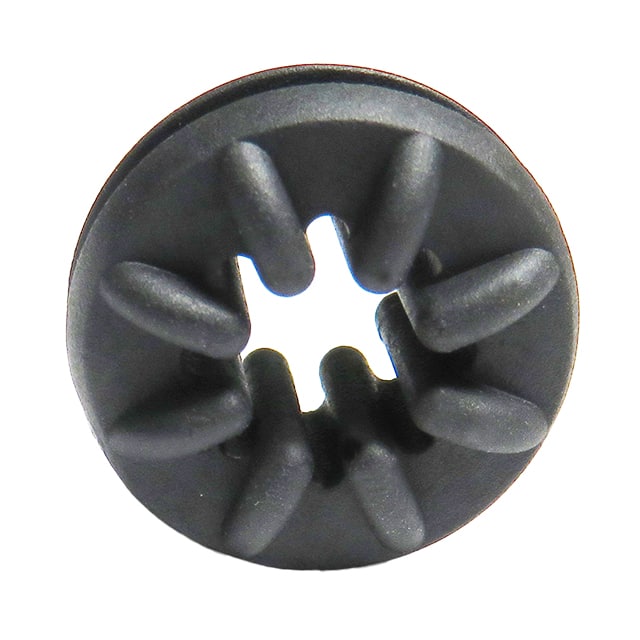 G-411-V2525 SCREW GROMMET THERMOPLASTIC BLK