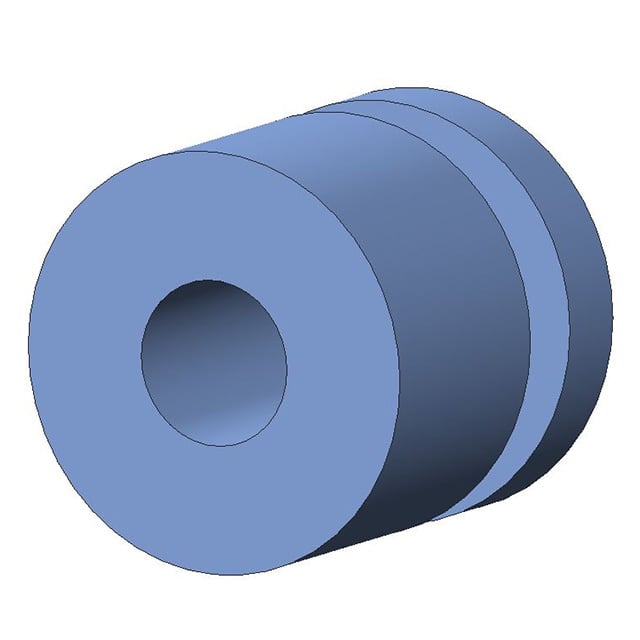 G-512-C8012 SCREW GROMMET THERMOPLASTIC BLK