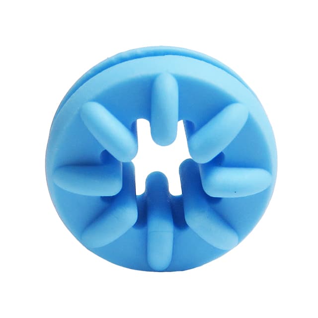 G-411-C8002 SCREW GROMMET THERMOPLASTIC BLUE