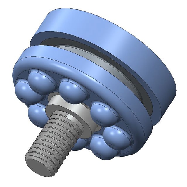 SI-430-C6050 SCREW GROMMET THERMOPLASTIC BLK