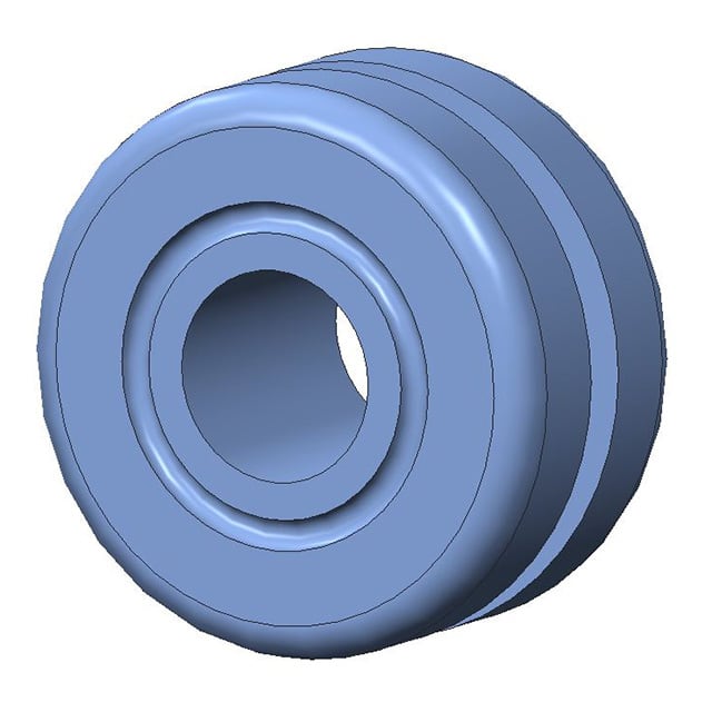 G-507-C8012 SCREW GROMMET THERMOPLASTIC BLK