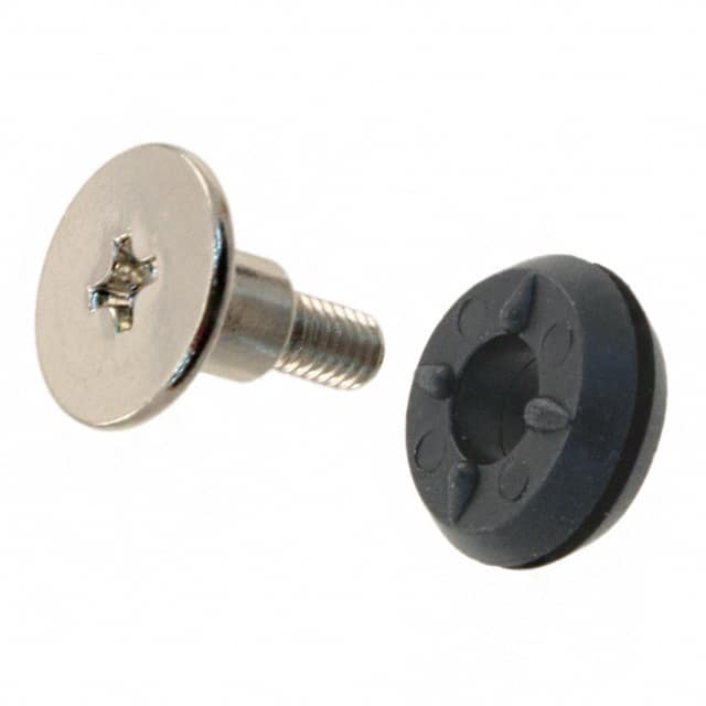 771 SCREW GROMMET M3 RUBBER BLACK