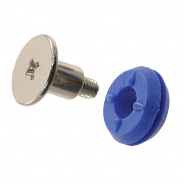 772 SCREW GROMMET M3 RUBBER BLUE