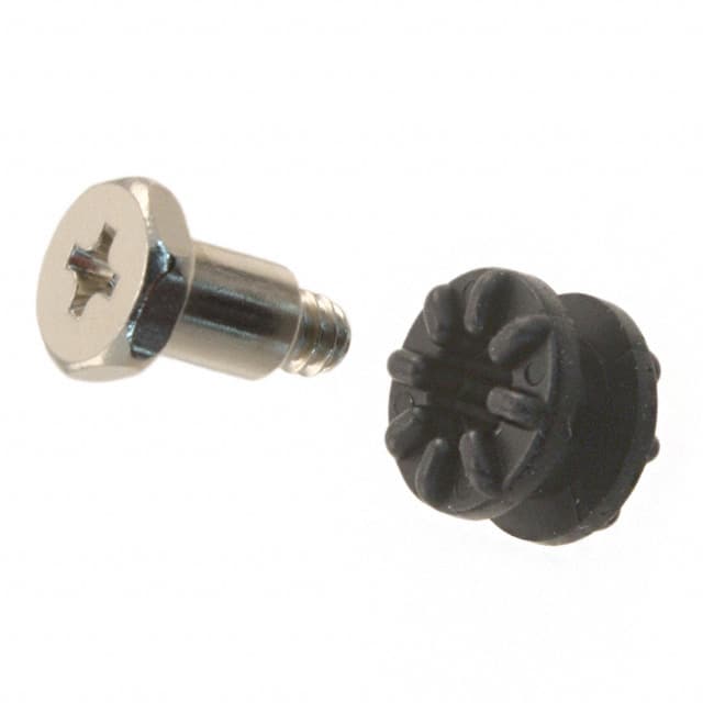 769 SCREW GROMMET #6-32 RUBBER BLACK