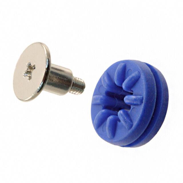774 SCREW GROMMET M3 RUBBER BLUE