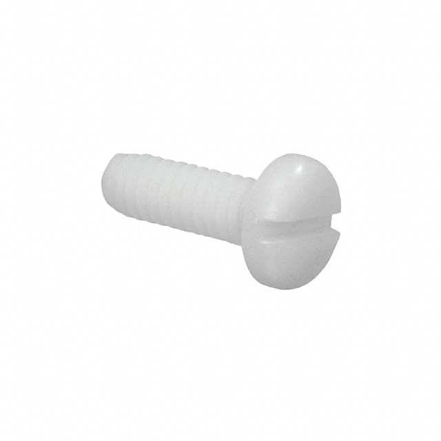 012520P150 PAN SLOTTED SCREW, NATURAL, NYLO