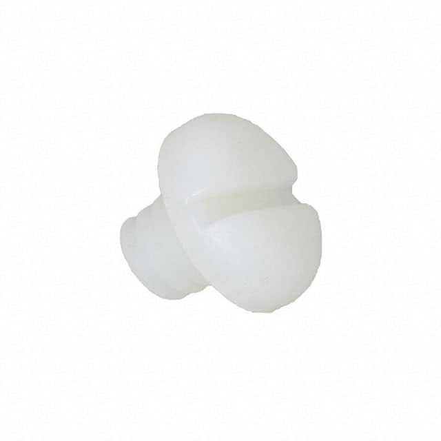 012520P025 PAN SLOTTED SCREW, NATURAL, NYLO