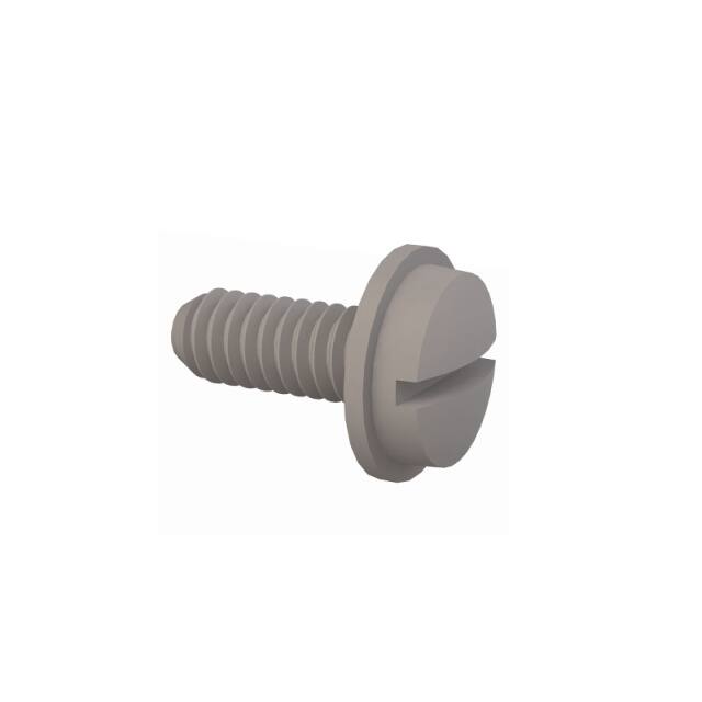 012520LP062 SLOTTED ROUND WASHER SCREW 1/4-2