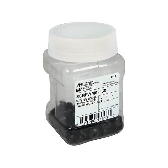 SCREWM6-50 50-PKG M6 RACK SCREWS