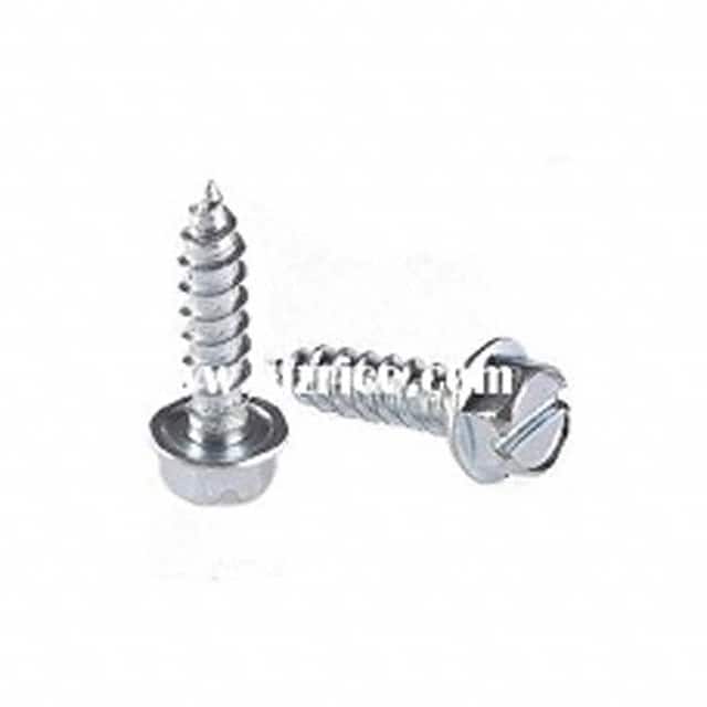 9575 SHEET METAL SCREW HEX SLOTTED #4