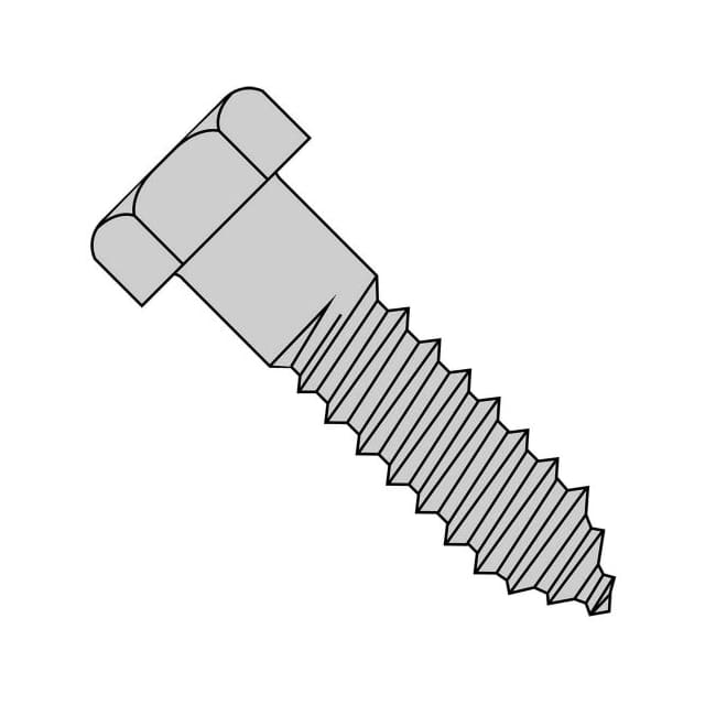 B2100859 HEX LAG SCREW, 1/4-10 X 1", LOW
